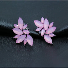 Load image into Gallery viewer, Red Crystal Earrings