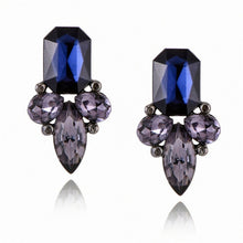 Load image into Gallery viewer, Red Crystal Earrings