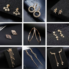 Load image into Gallery viewer, Crystal Star Earrings