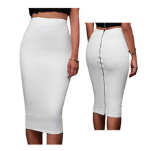Load image into Gallery viewer, High Waist Slim Skirt