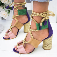 Load image into Gallery viewer, Sandals Lace Up Summer Shoes
