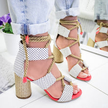 Load image into Gallery viewer, Sandals Lace Up Summer Shoes
