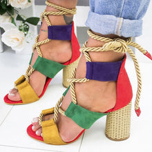 Load image into Gallery viewer, Sandals Lace Up Summer Shoes