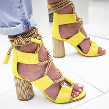 Load image into Gallery viewer, Sandals Lace Up Summer Shoes