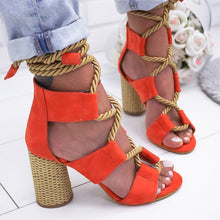 Load image into Gallery viewer, Sandals Lace Up Summer Shoes