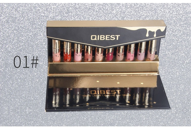 10 Matte Metal Liquid Lip Gloss