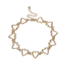 Load image into Gallery viewer, Metal Chain Bar Circle Lariat Necklace