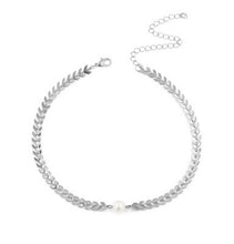 Load image into Gallery viewer, Metal Chain Bar Circle Lariat Necklace