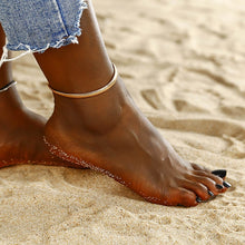 Load image into Gallery viewer, Gold Silver ColorChain Anklets