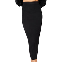 Load image into Gallery viewer, Long Black White High Waist Pencil Skirts